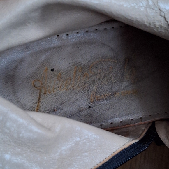 Vintage Leather men's boots Blue Size 8 - Picture 10 of 10